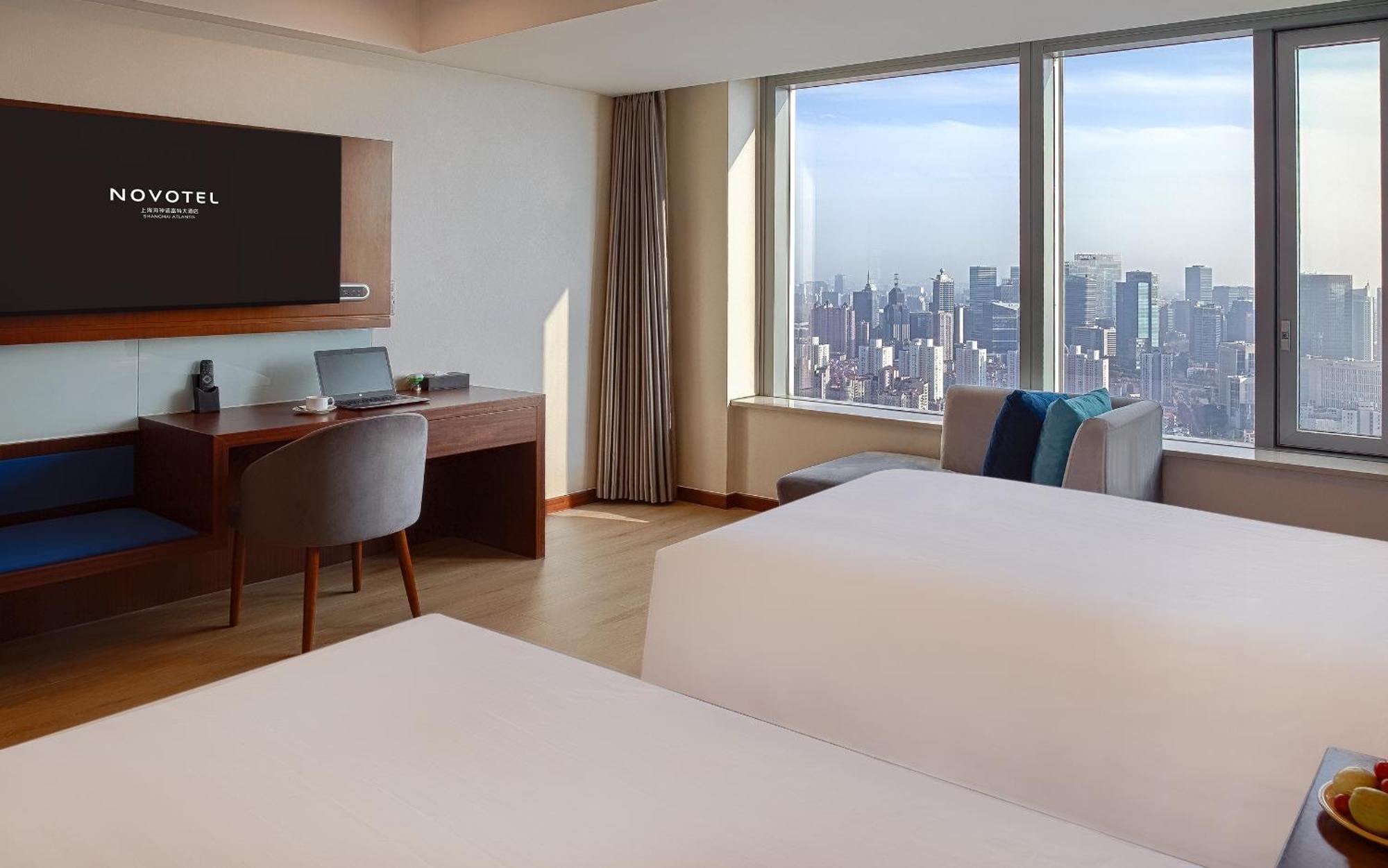 Novotel Atlantis Shanghai - Breakfast In The Clouds With River View In The Revolving Restaurant & 24Hours Free Self-Laundry Xangai Exterior foto